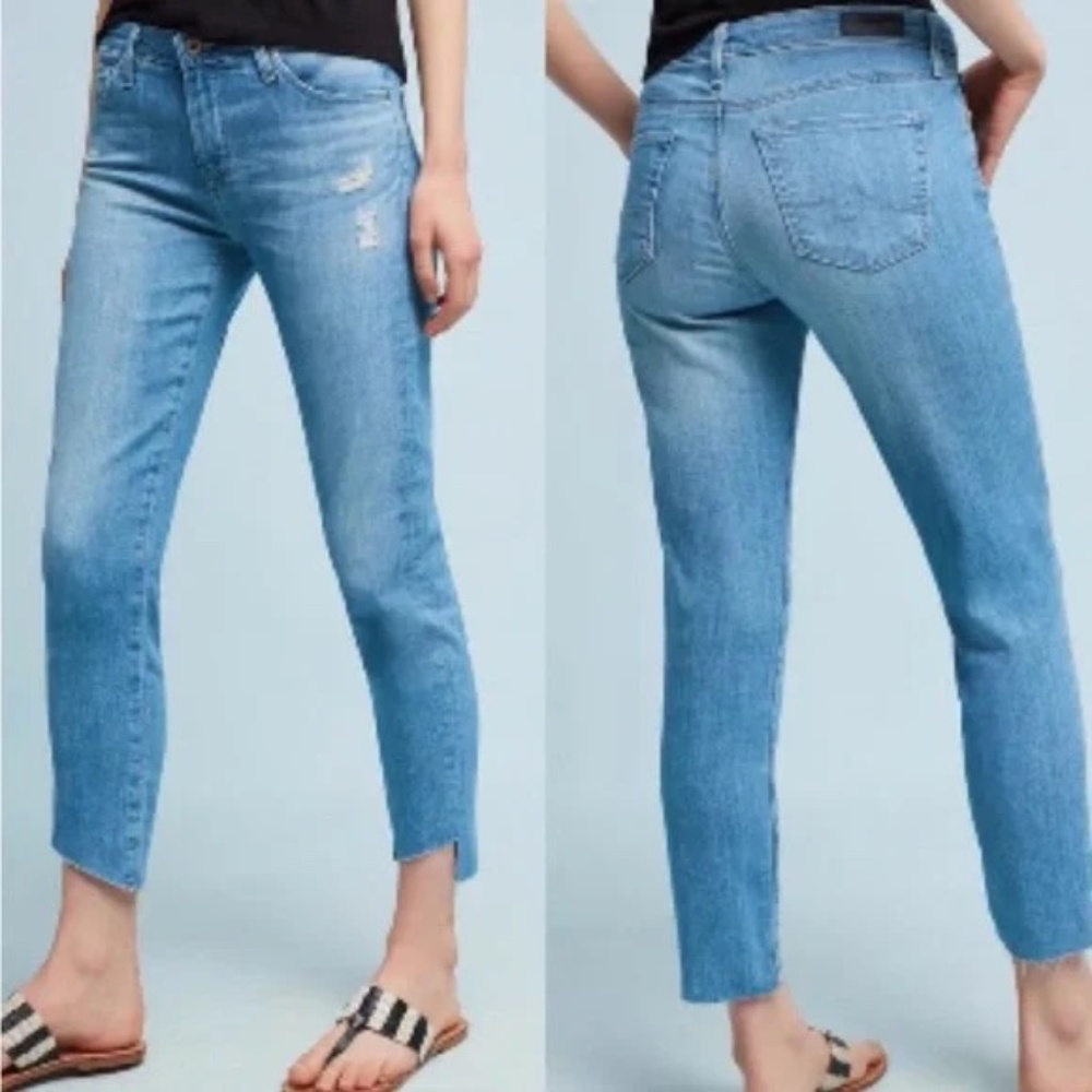 AG Mid Rise Stevie Capri Jean
